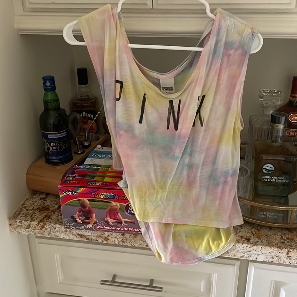 PINK tiedye tshirt